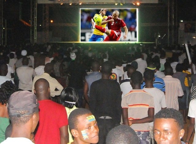 Can 2017 Fan zone esplanade Grand théâtre Dakar